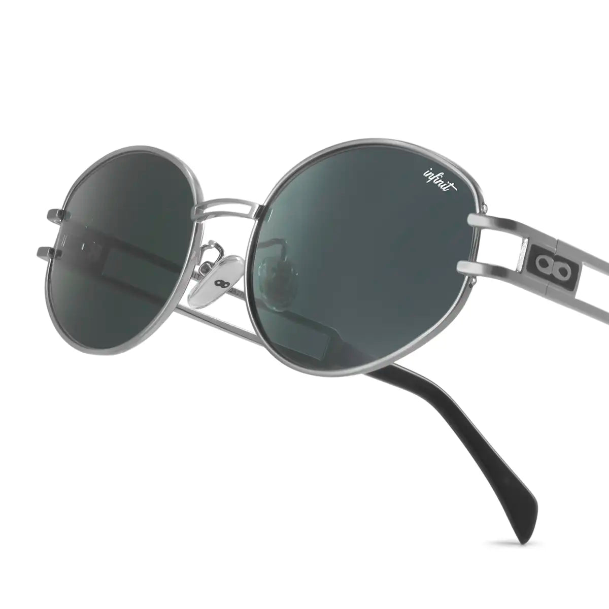 Anteojos de Sol - Georgia Plateado Lente Gris