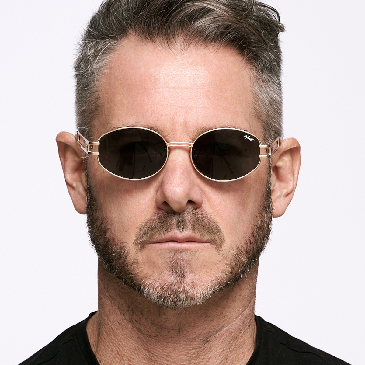 Anteojos de Sol - Georgia Dorado Lente Gris