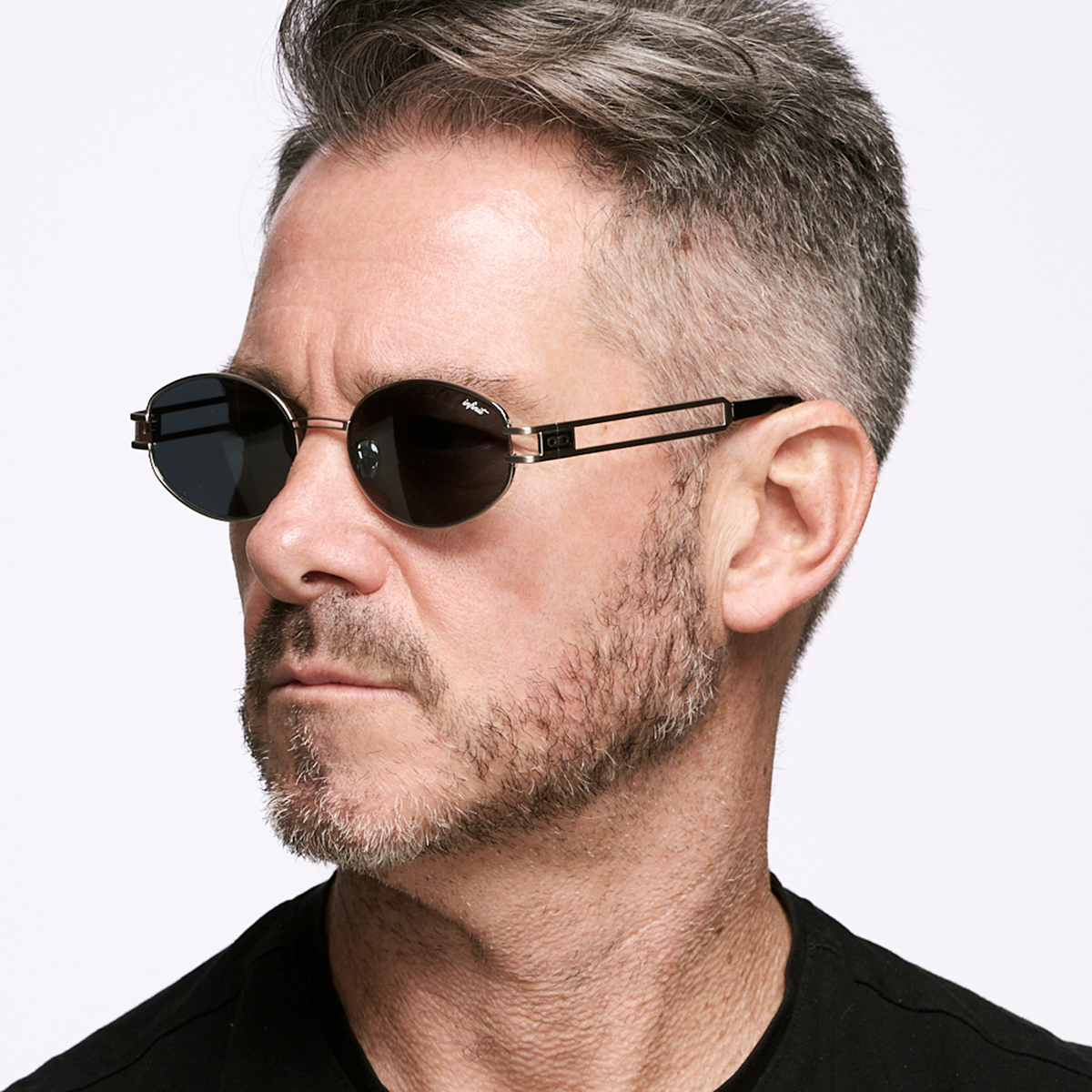 Anteojos de Sol - Georgia Plateado Lente Gris