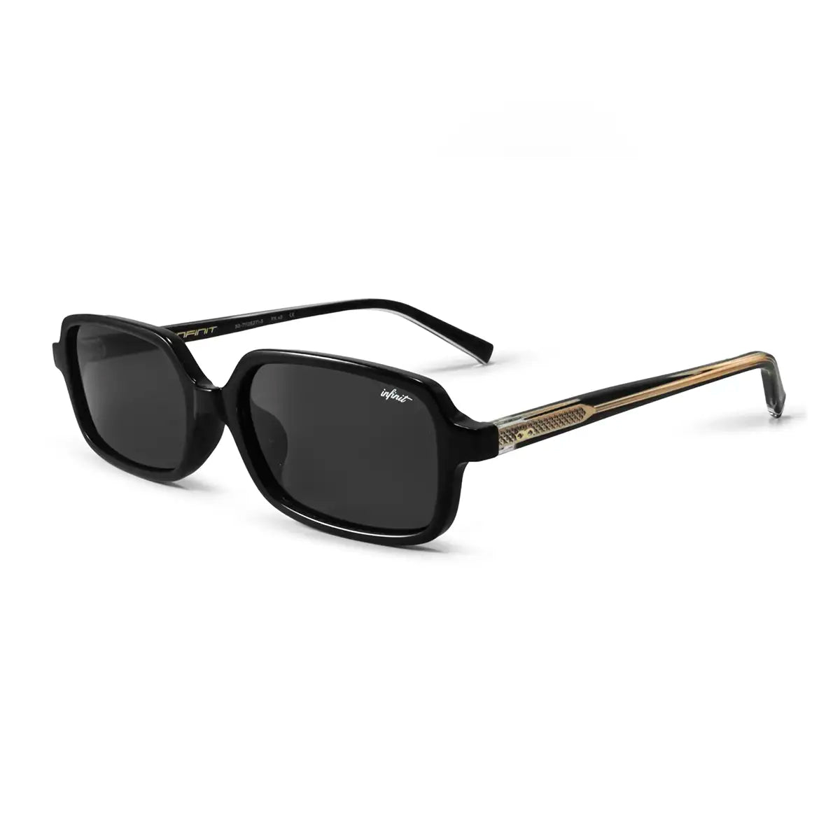 Anteojos de Sol - Glyze Negro Brillo Lente Gris