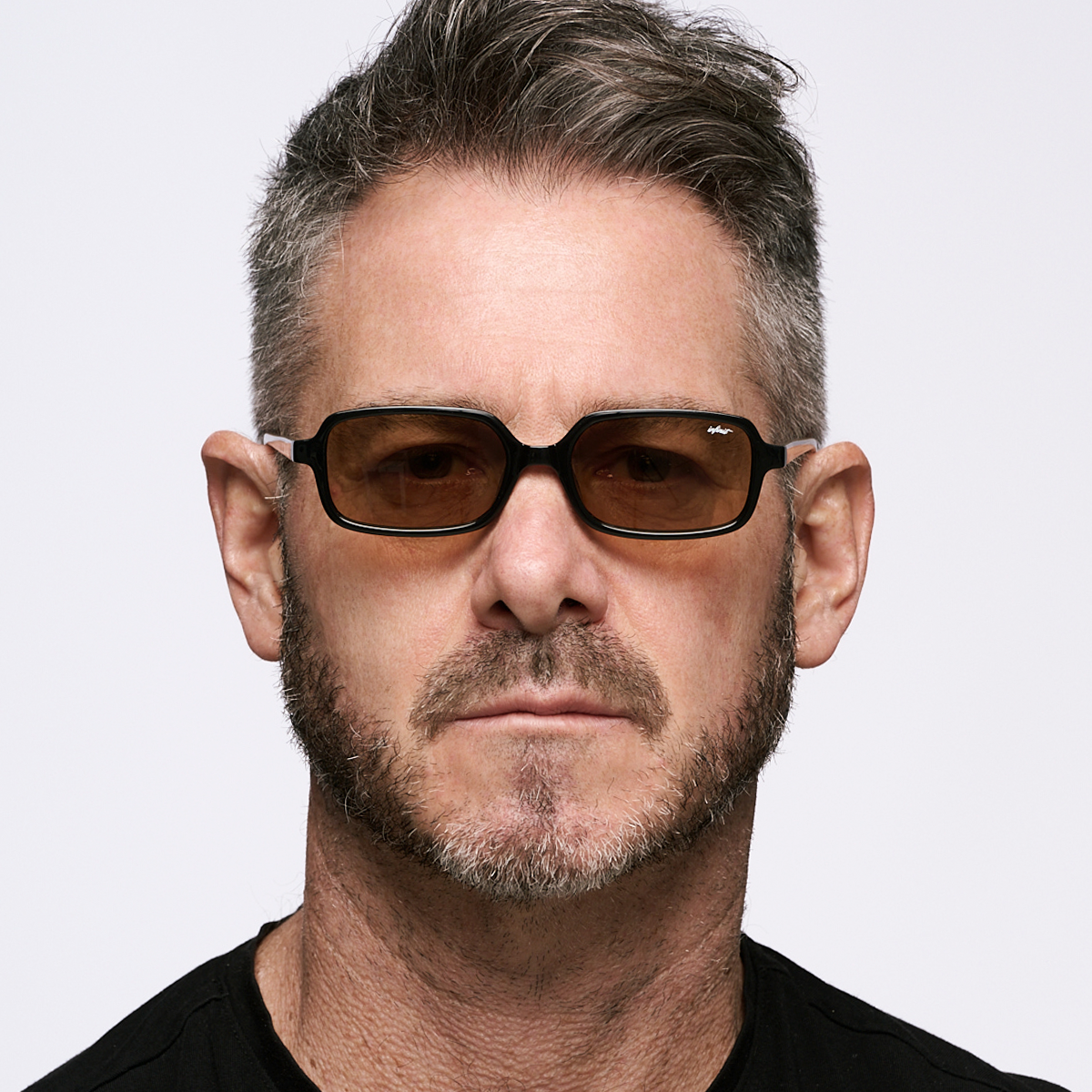 Anteojos de Sol - Glyze Negro Brillo Lente Tostado