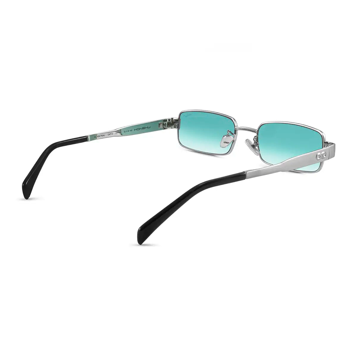 Anteojos de Sol - Honshu Plateado Lente Celeste Degrade