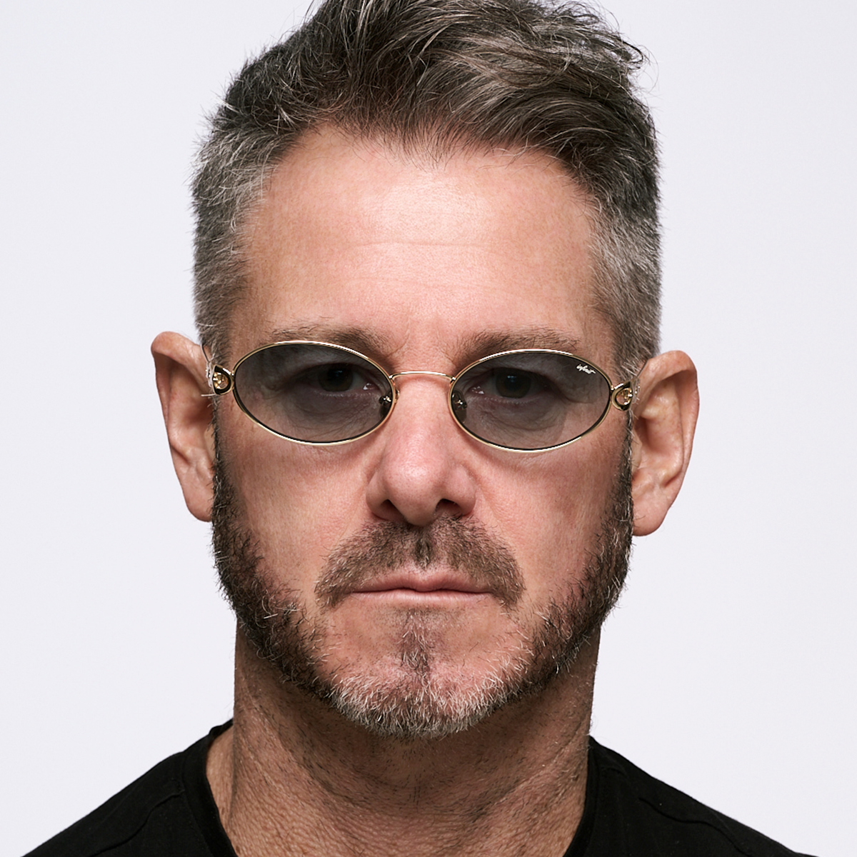 Anteojos de Sol - Namib Dorado Lente Celeste Degrade