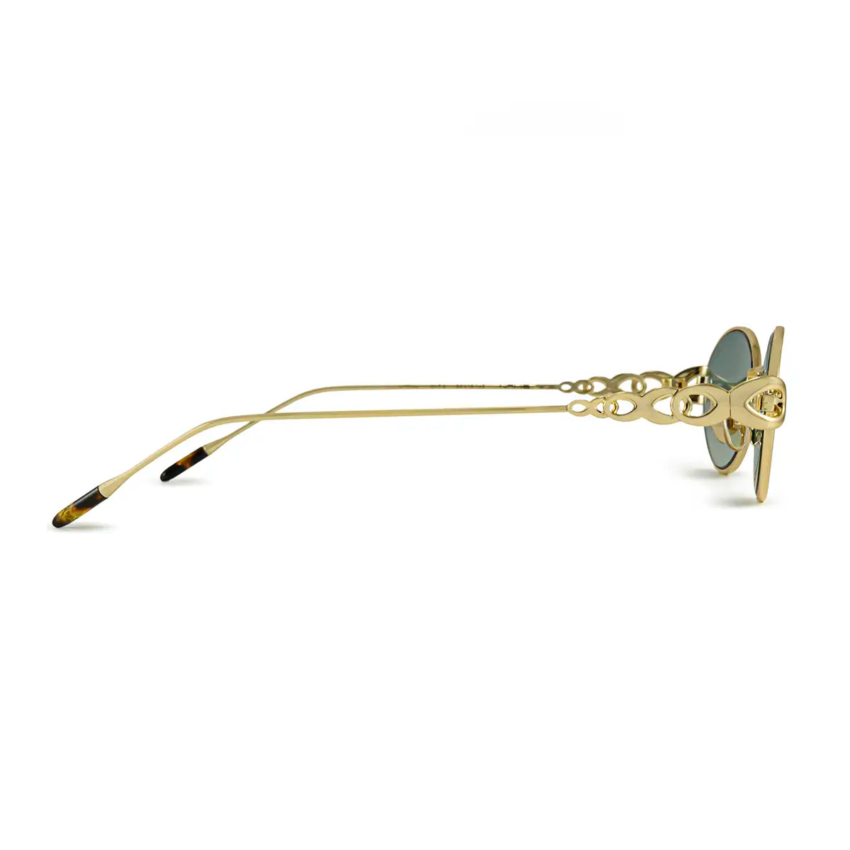 Anteojos de Sol - Namib Dorado Lente Celeste Degrade