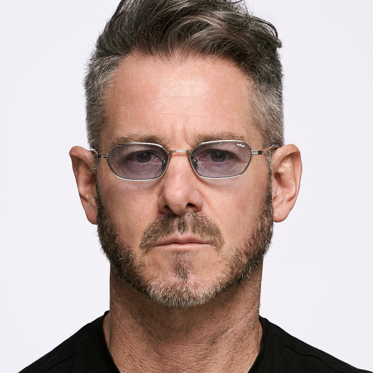 Anteojos de Sol - Naoki - Plateado - Lente celeste