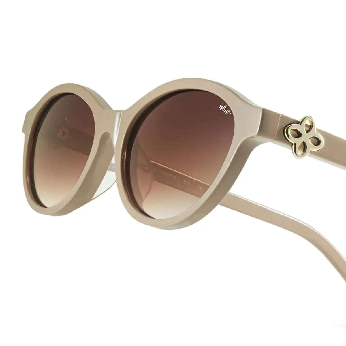 Anteojos de Sol - Naomi Mocha Lente Bordo Degrade