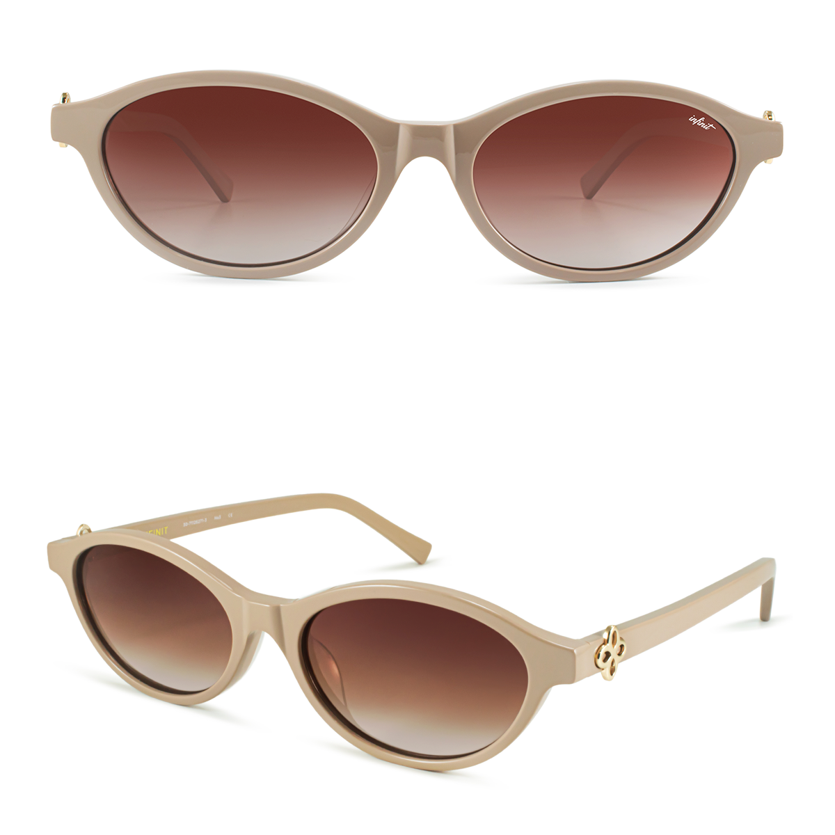 Anteojos de Sol - Naomi Mocha Lente Bordo Degrade