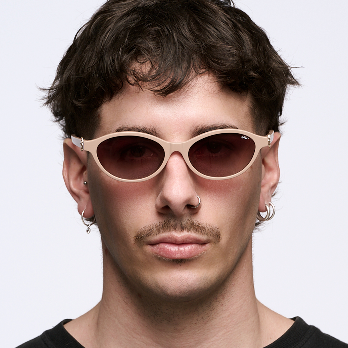 Anteojos de Sol - Naomi Mocha Lente Bordo Degrade