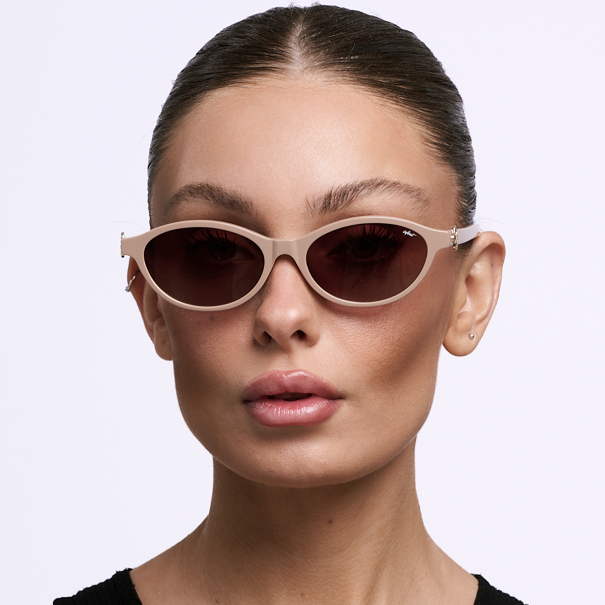 Anteojos de Sol - Naomi Mocha Lente Bordo Degrade