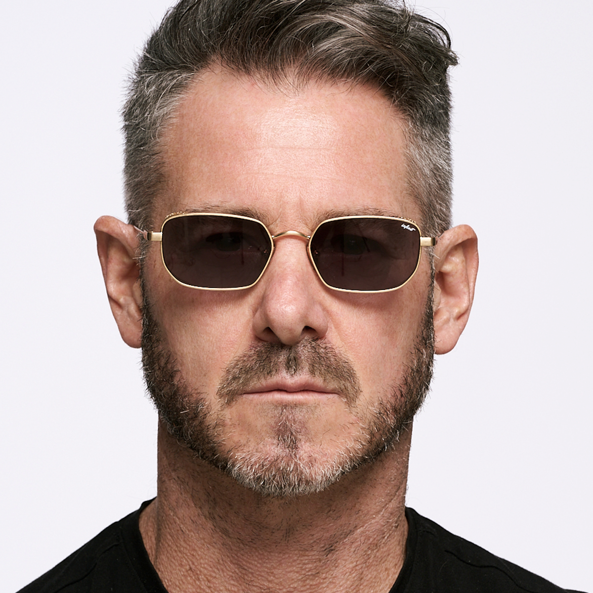 Anteojos de Sol - Palmyra - Dorado - Lente Gris