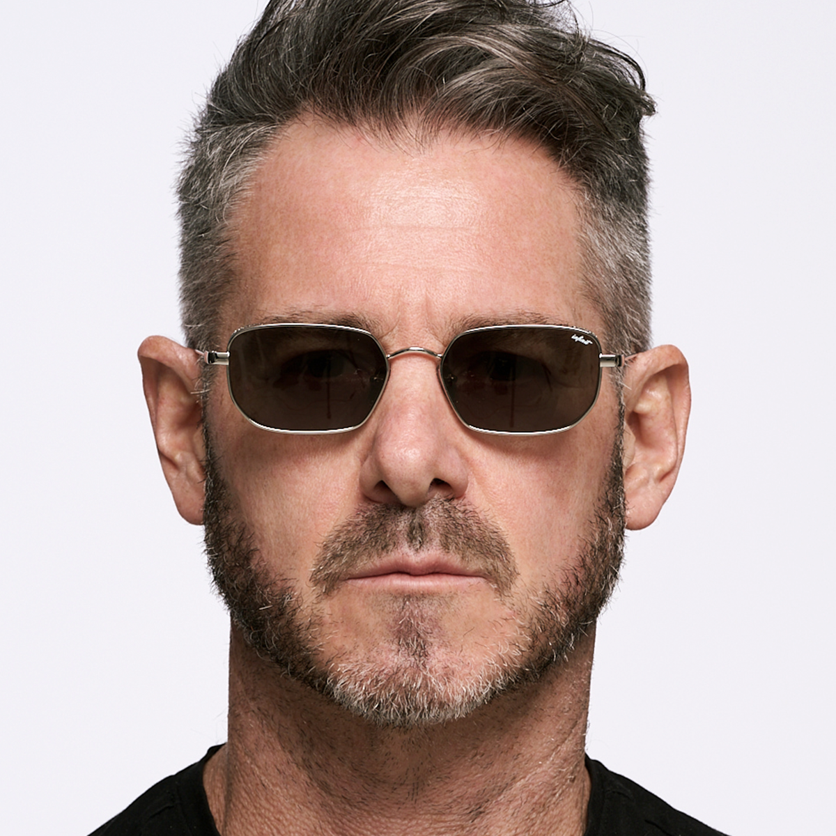 Anteojos de Sol - Palmyra - Plateado - Lente Verde