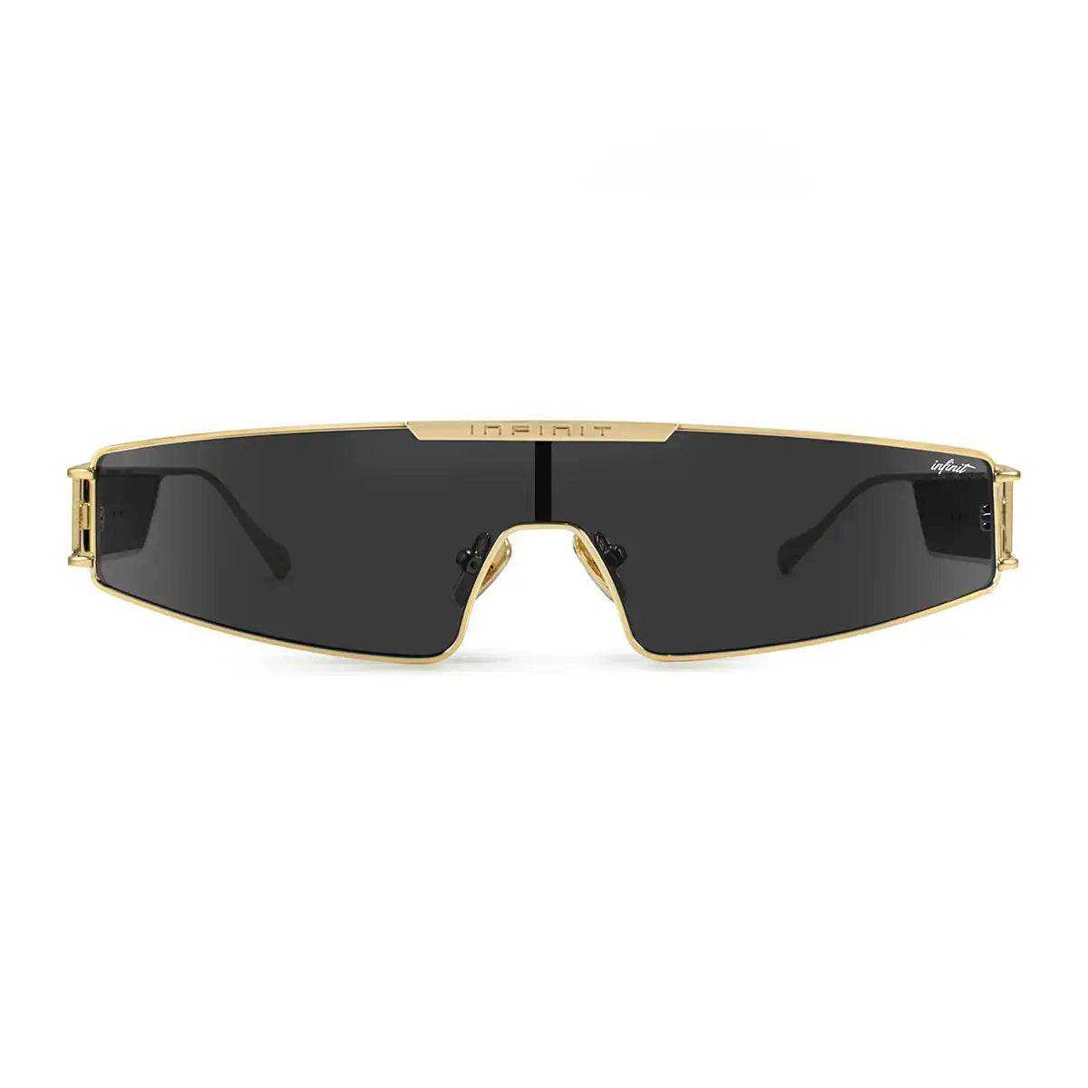 Anteojos de Sol - Panoramic Dorado Lente Gris