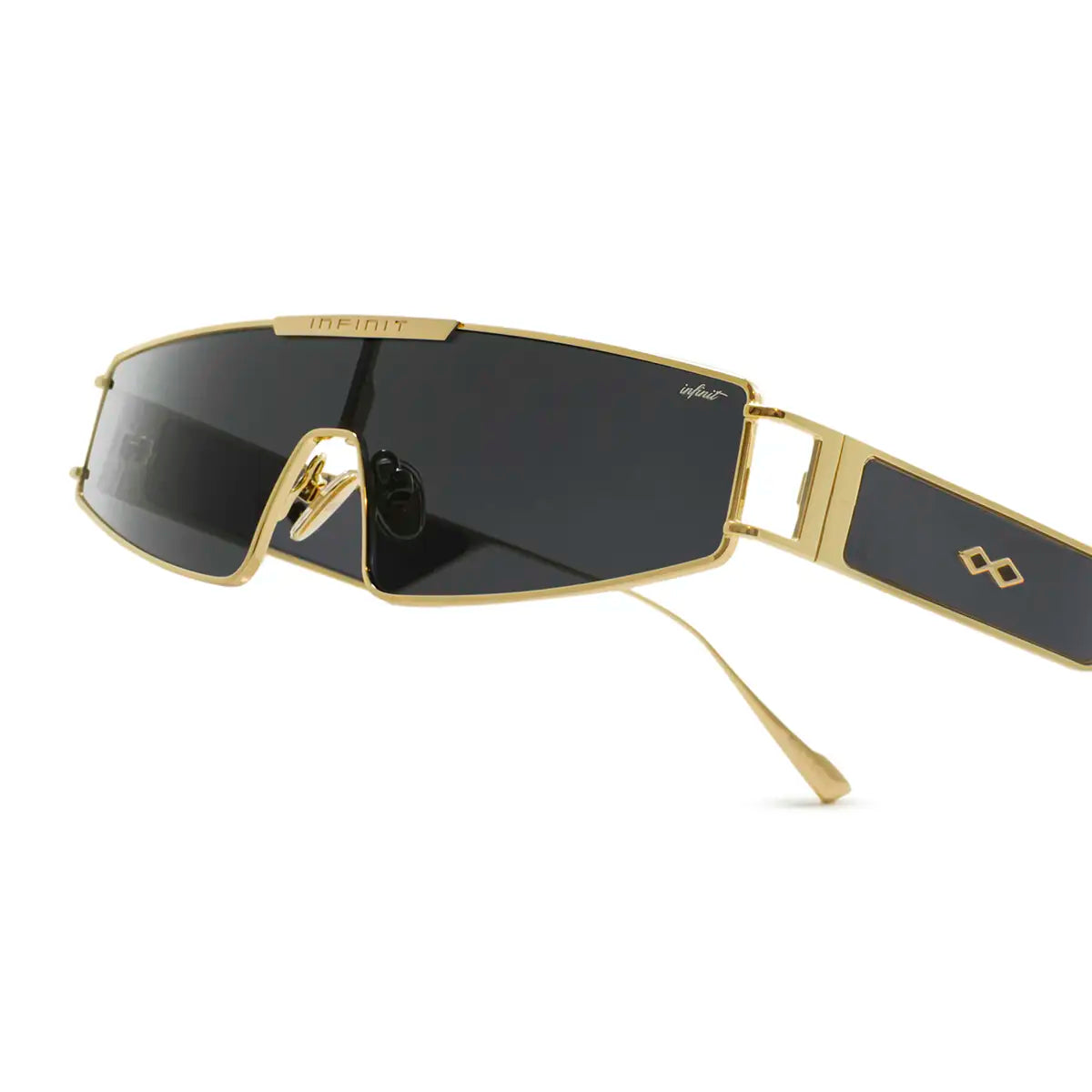 Anteojos de Sol - Panoramic Dorado Lente Gris