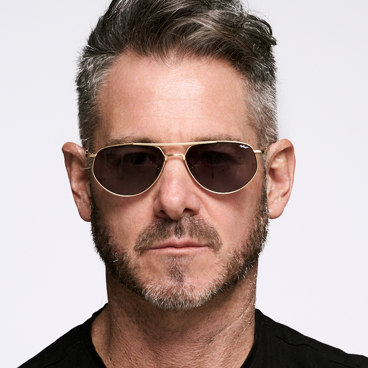 Anteojos de Sol - Petra - Dorado - Lente Gris