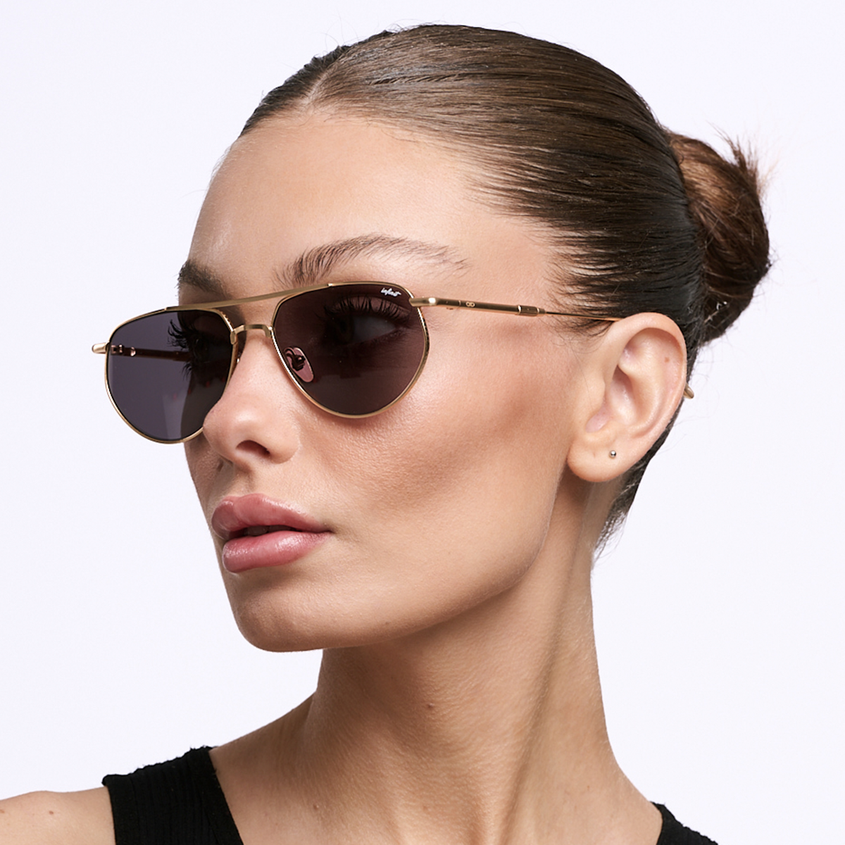 Anteojos de Sol - Petra - Dorado - Lente Gris