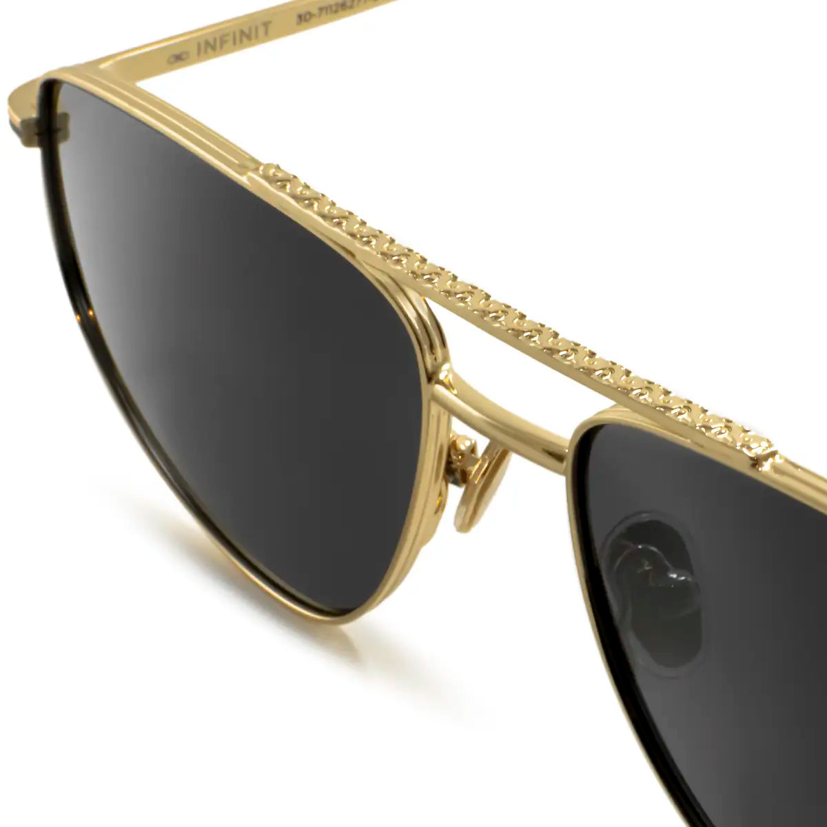 Anteojos de Sol - Pierre Dorado Lente Gris