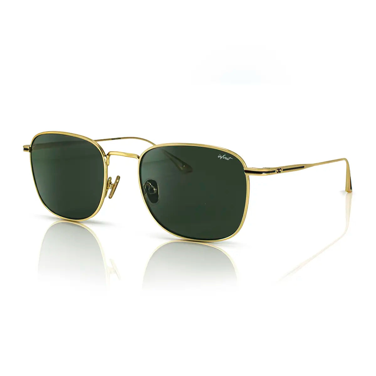 Anteojos de Sol - Secchia Dorado Lente Verde