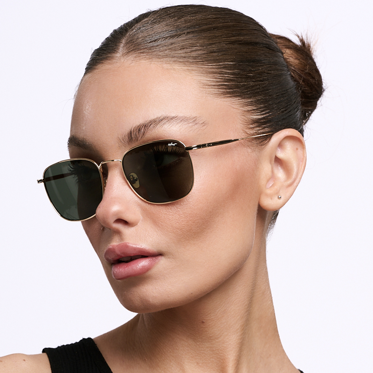 Anteojos de Sol - Secchia Dorado Lente Verde