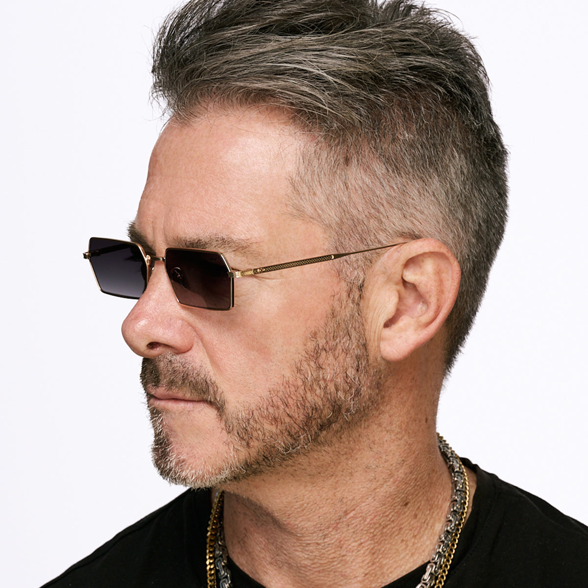 Anteojos de Sol - Tenere - Dorado - Lente gris degrade