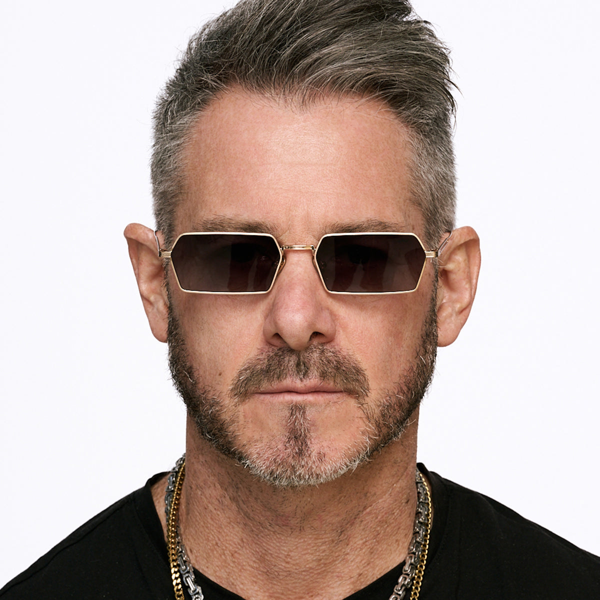 Anteojos de Sol - Tenere - Dorado - Lente gris degrade