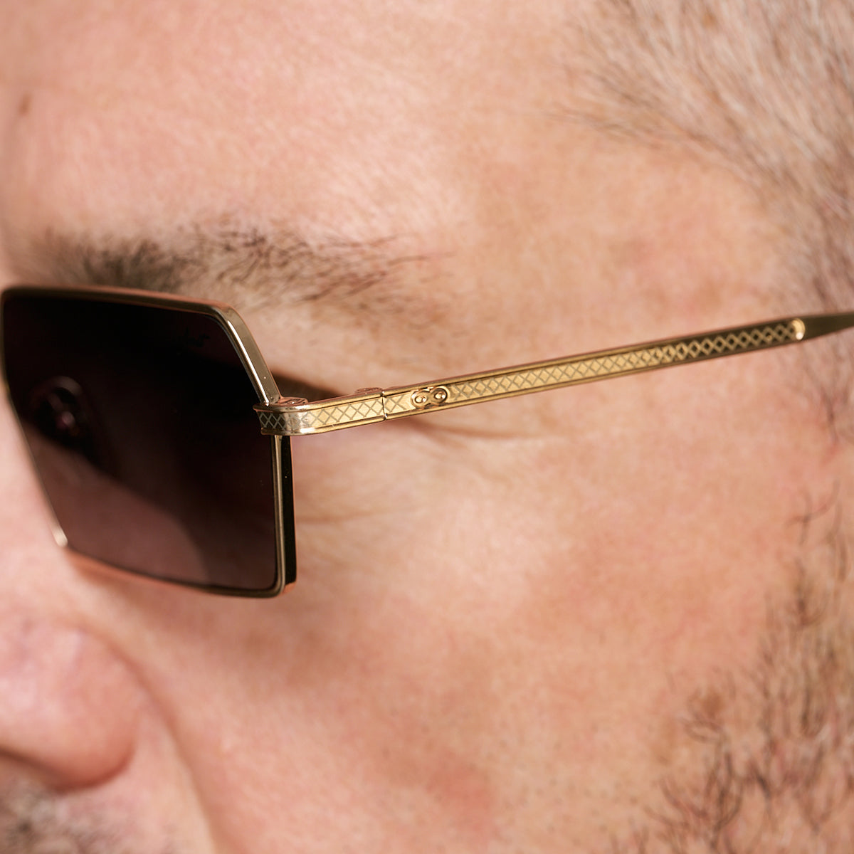 Anteojos de Sol - Tenere - Dorado - Lente gris degrade