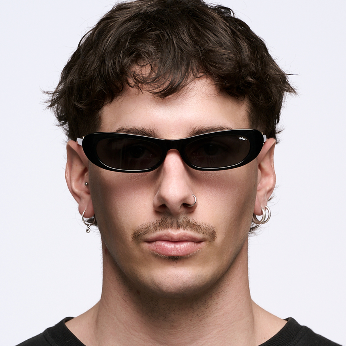 Anteojos de Sol - Trinity Negro Lente Gris