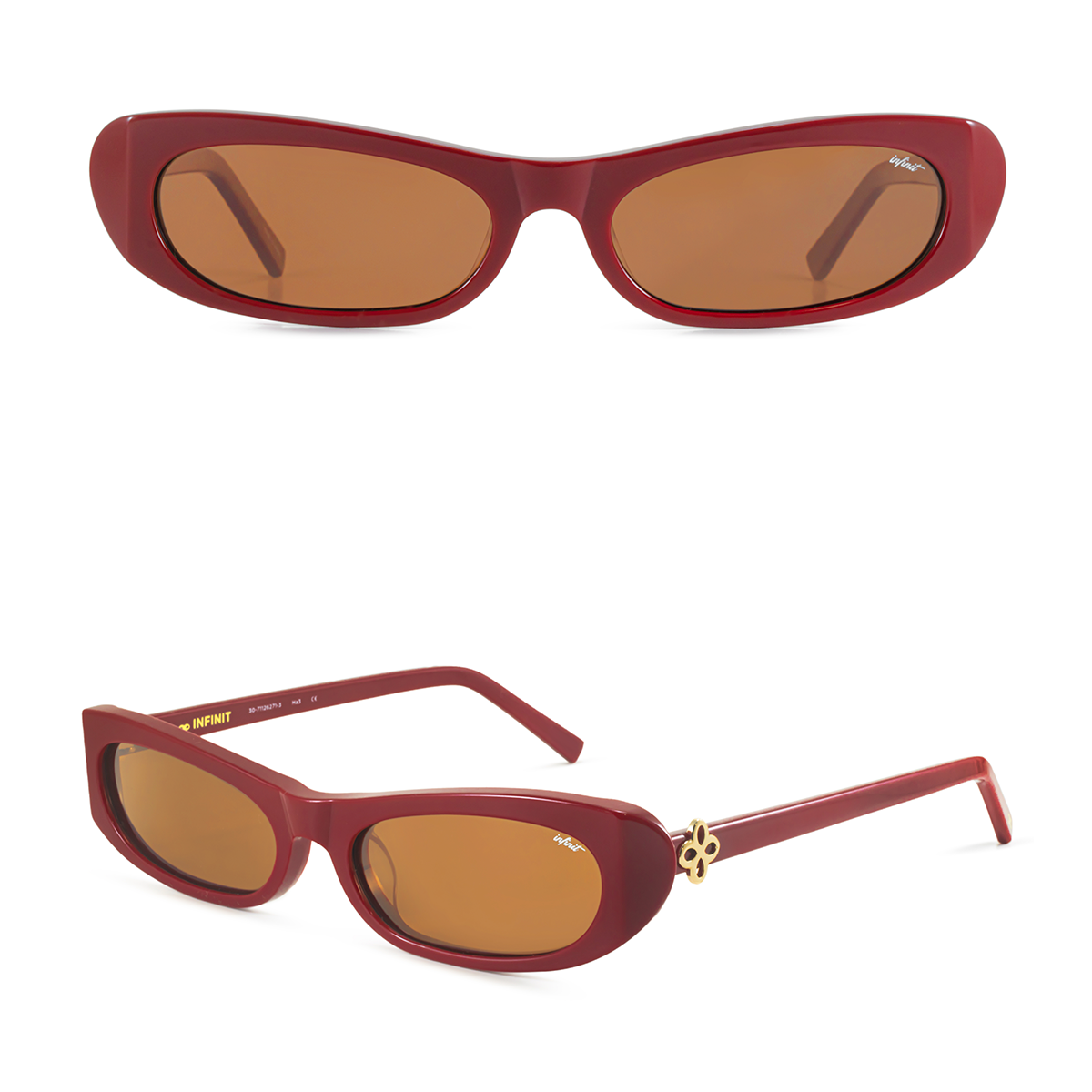 Anteojos de Sol - Trinity Bordo Lente Marron