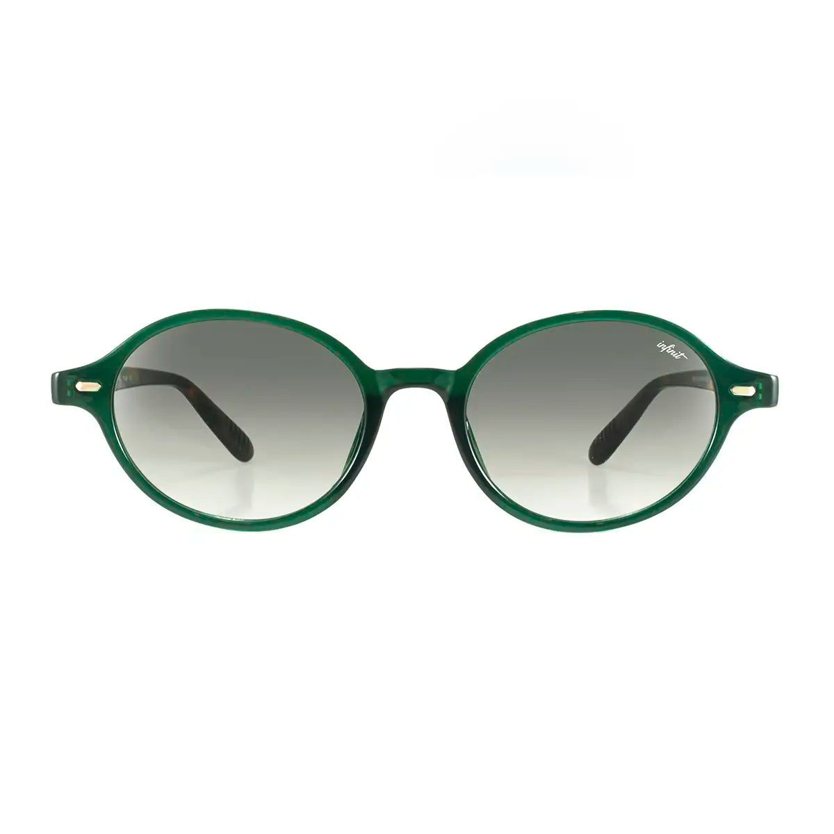 Anteojos de Sol - Vizu Verde Lente Gris Degrade