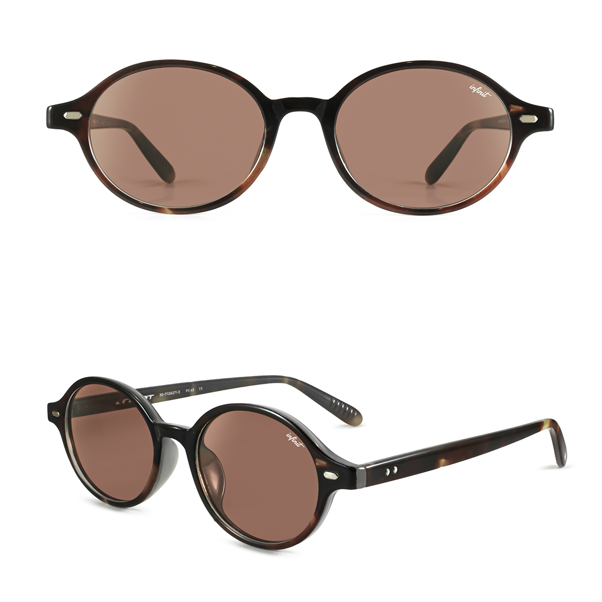 Anteojos de Sol - Vizu Carey Gris Lente Tea